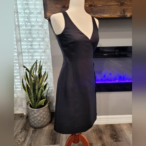 ANN TAYLOR Dress Size 2P 100% Silk in prestige condition - Picture 4 of 7